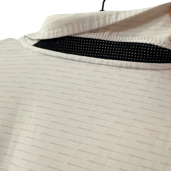 Nike Golf Dri-Fit White Polo Shirt XXL Standard Fit Mens Short Sleeve Sport - Picture 6 of 8